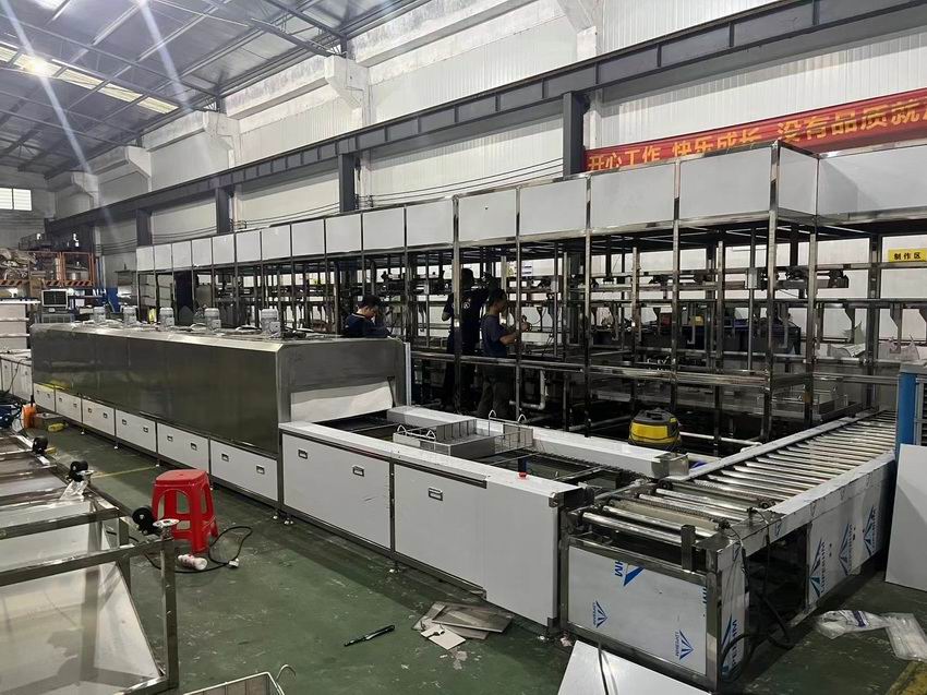 龙门式多臂槽子超声波清洗机